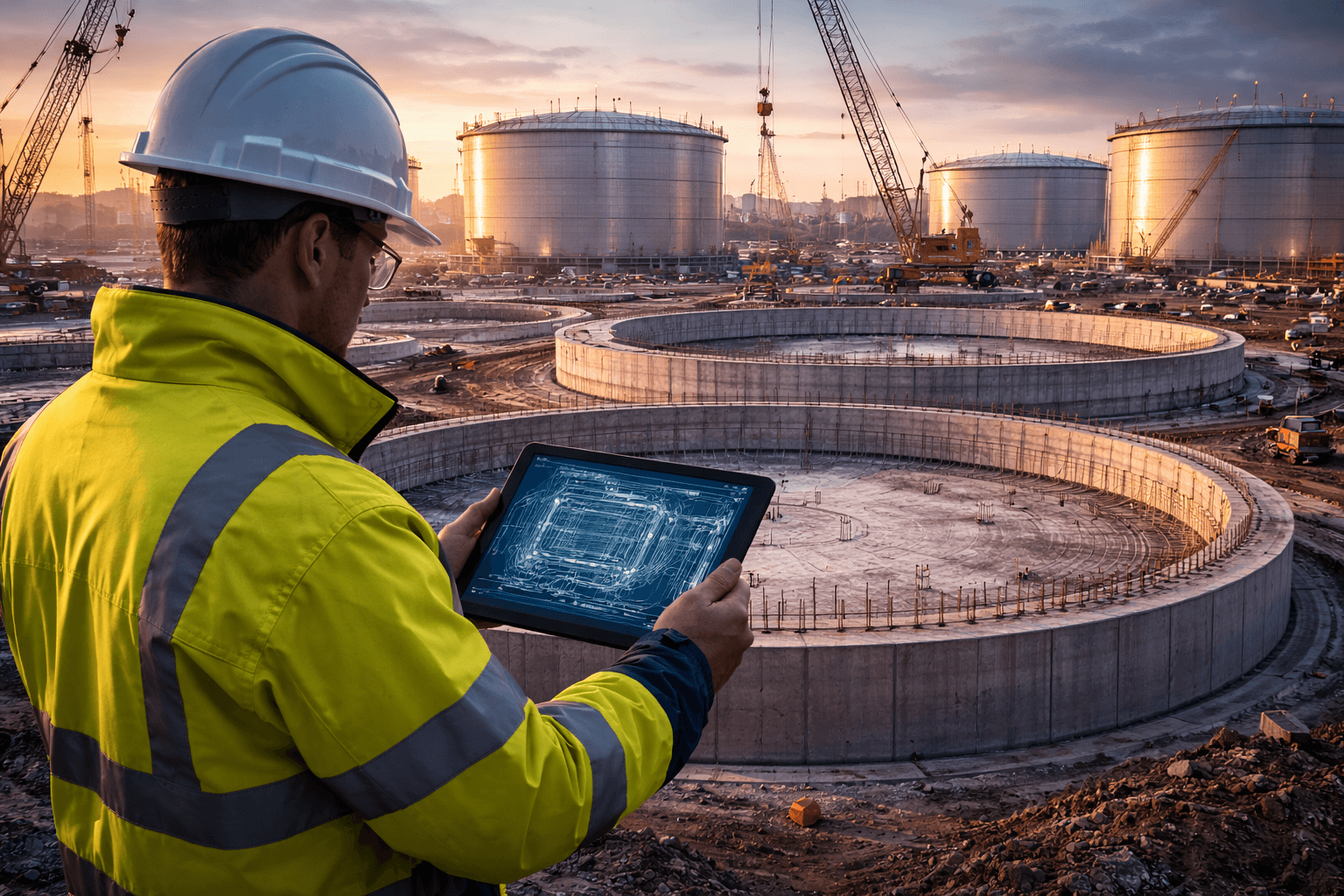 Oil and Gas Tank Foundation Services